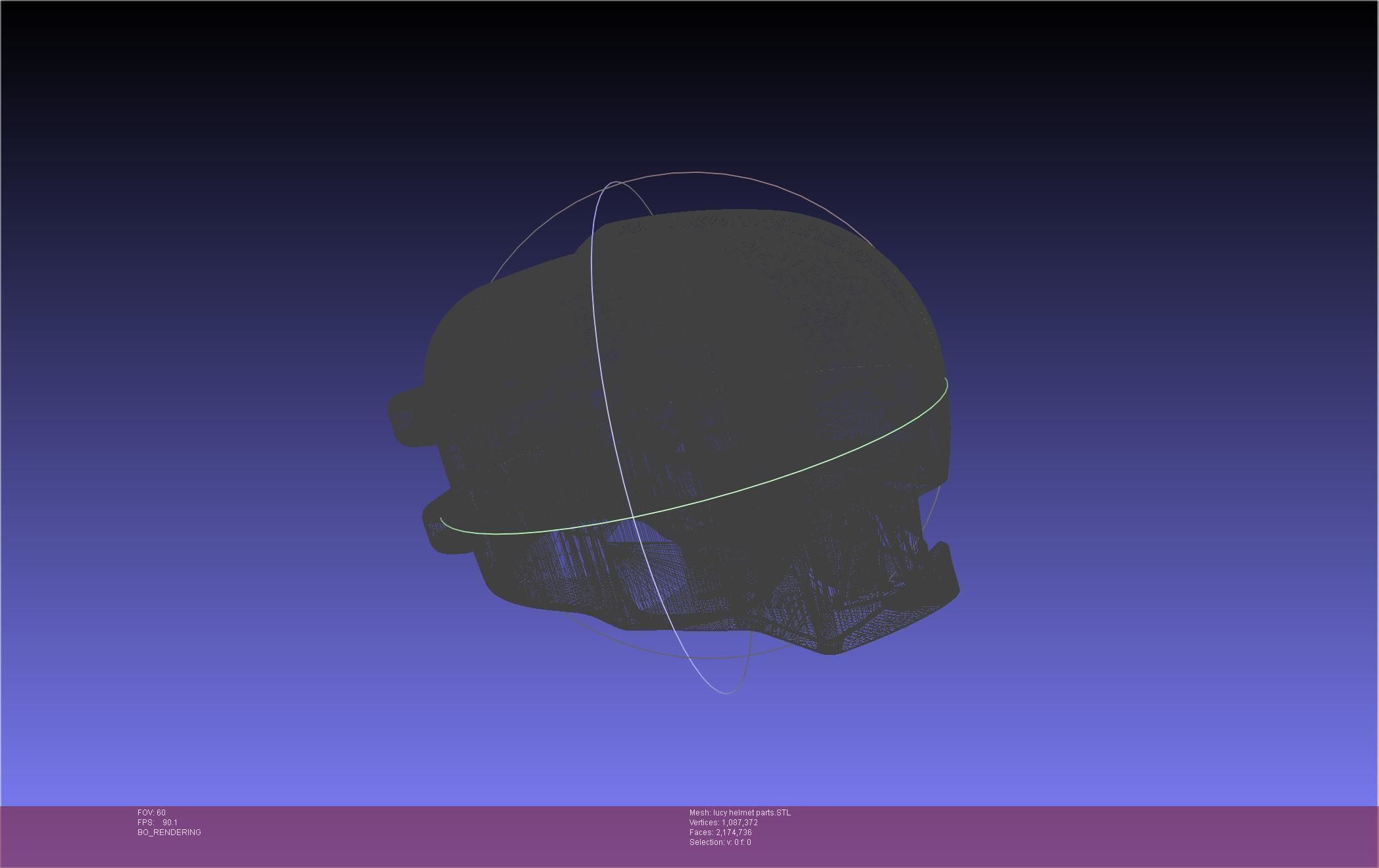 Elfen Lied Lucy Helmet 3D print model_61