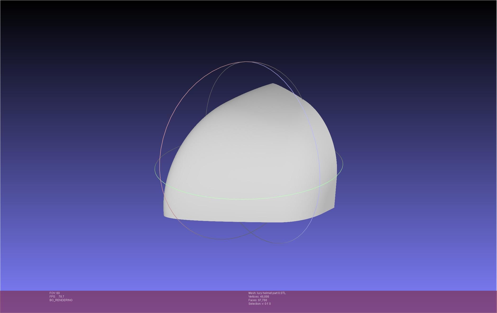 Elfen Lied Lucy Helmet 3D print model_124