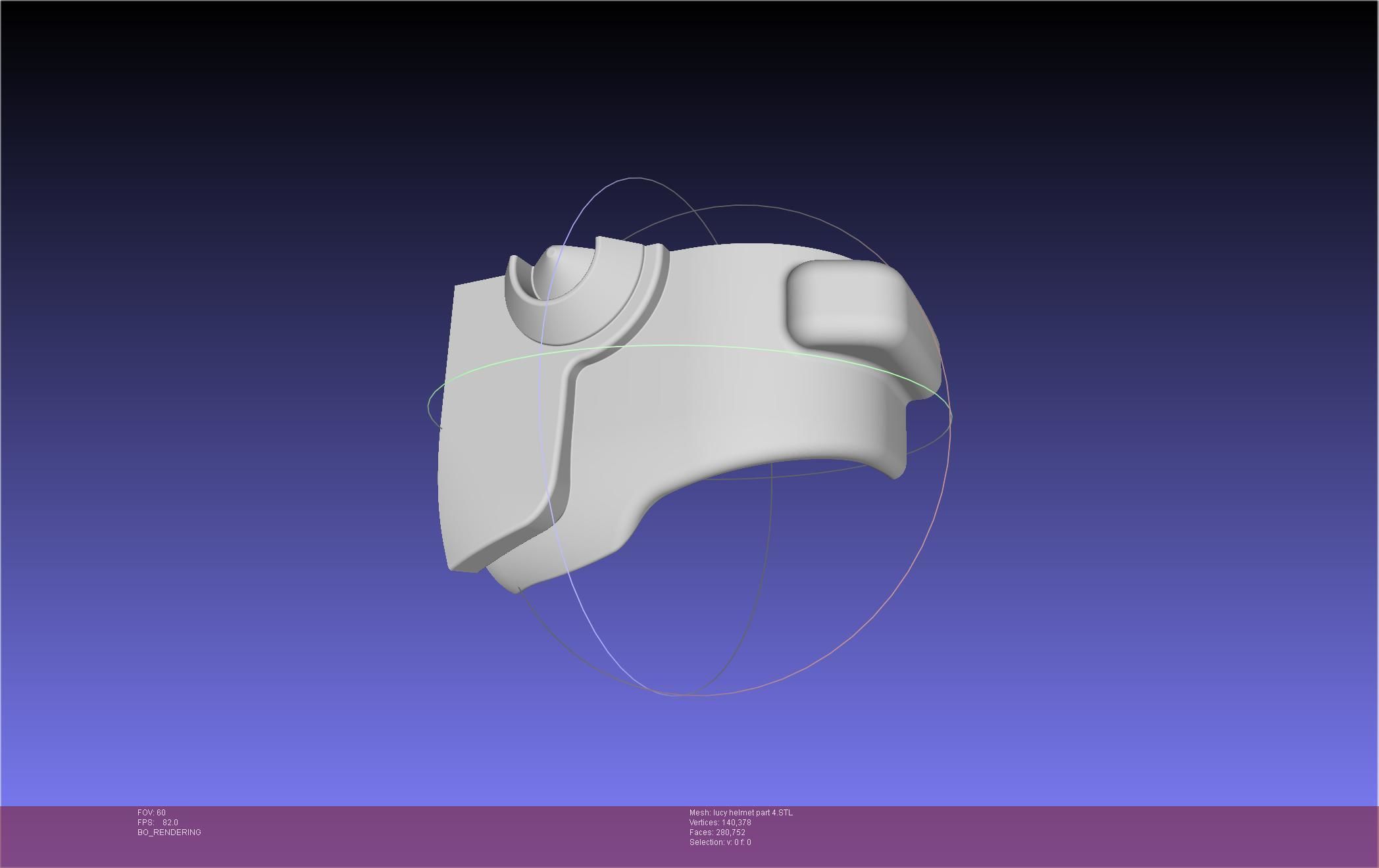 Elfen Lied Lucy Helmet 3D print model_86