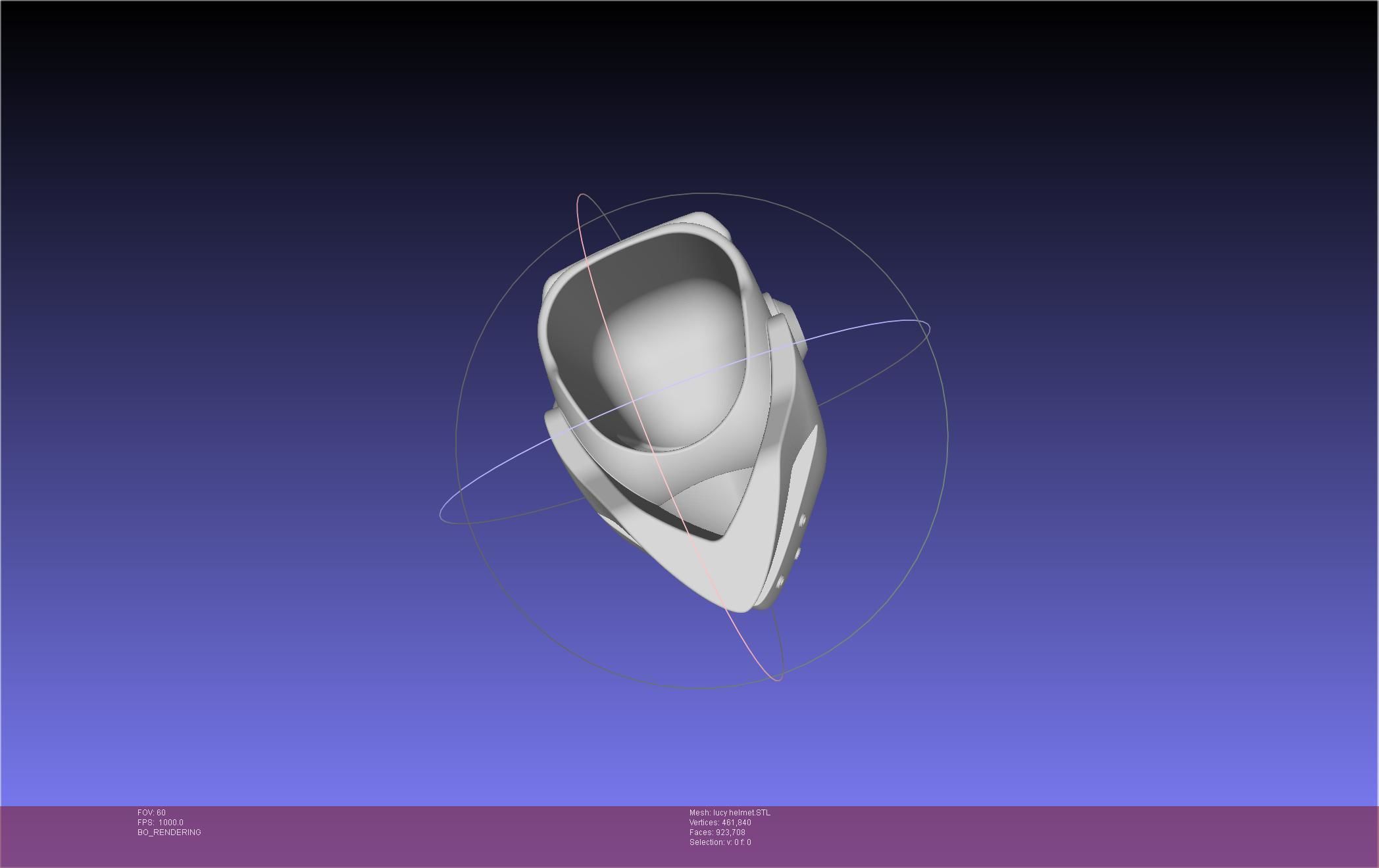 Elfen Lied Lucy Helmet 3D print model_23