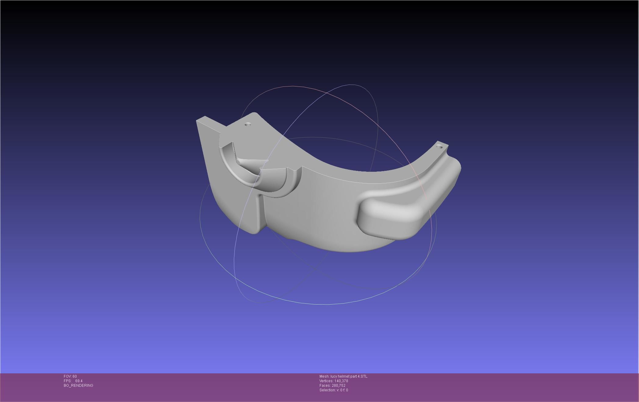 Elfen Lied Lucy Helmet 3D print model_87