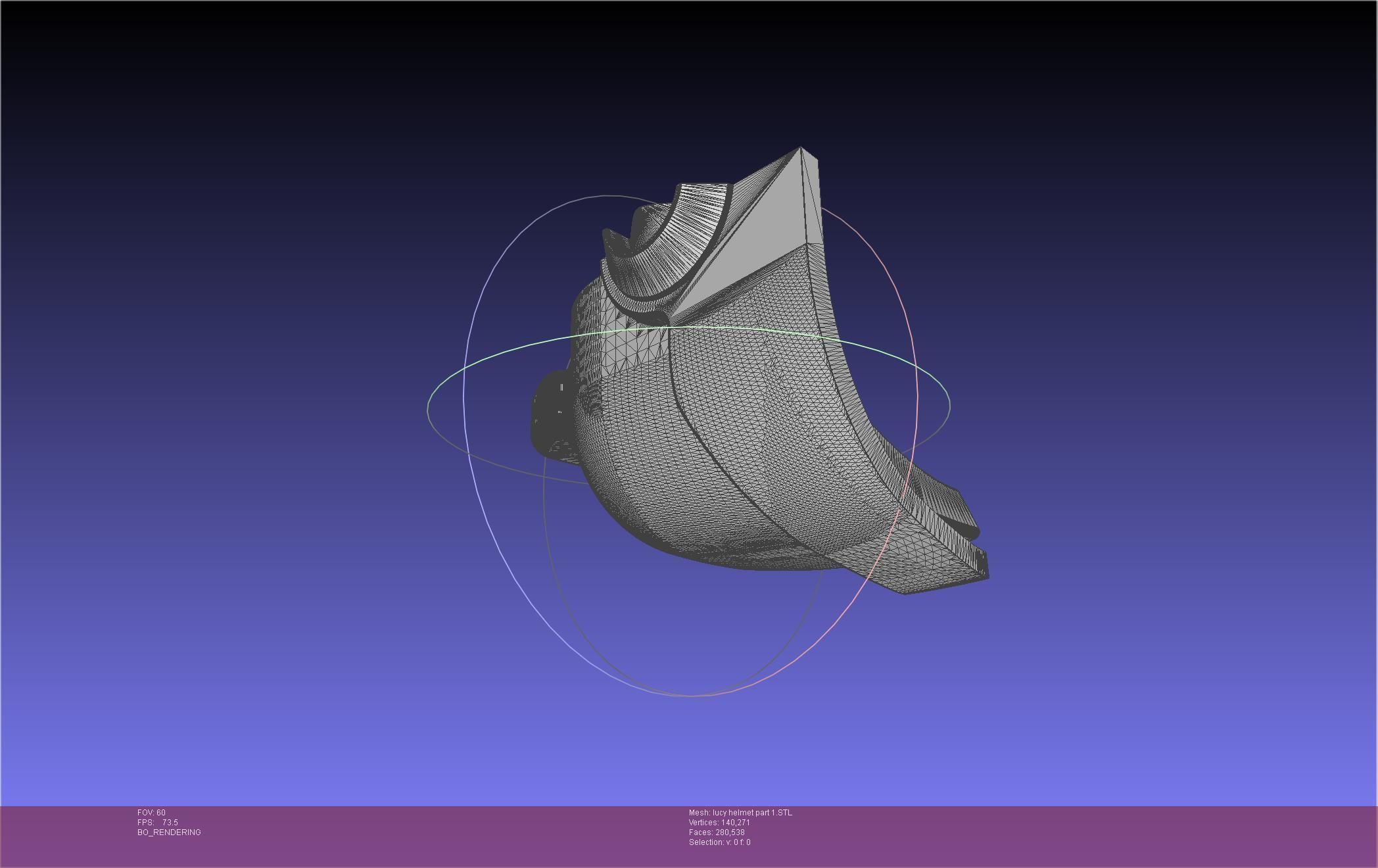 Elfen Lied Lucy Helmet 3D print model_70