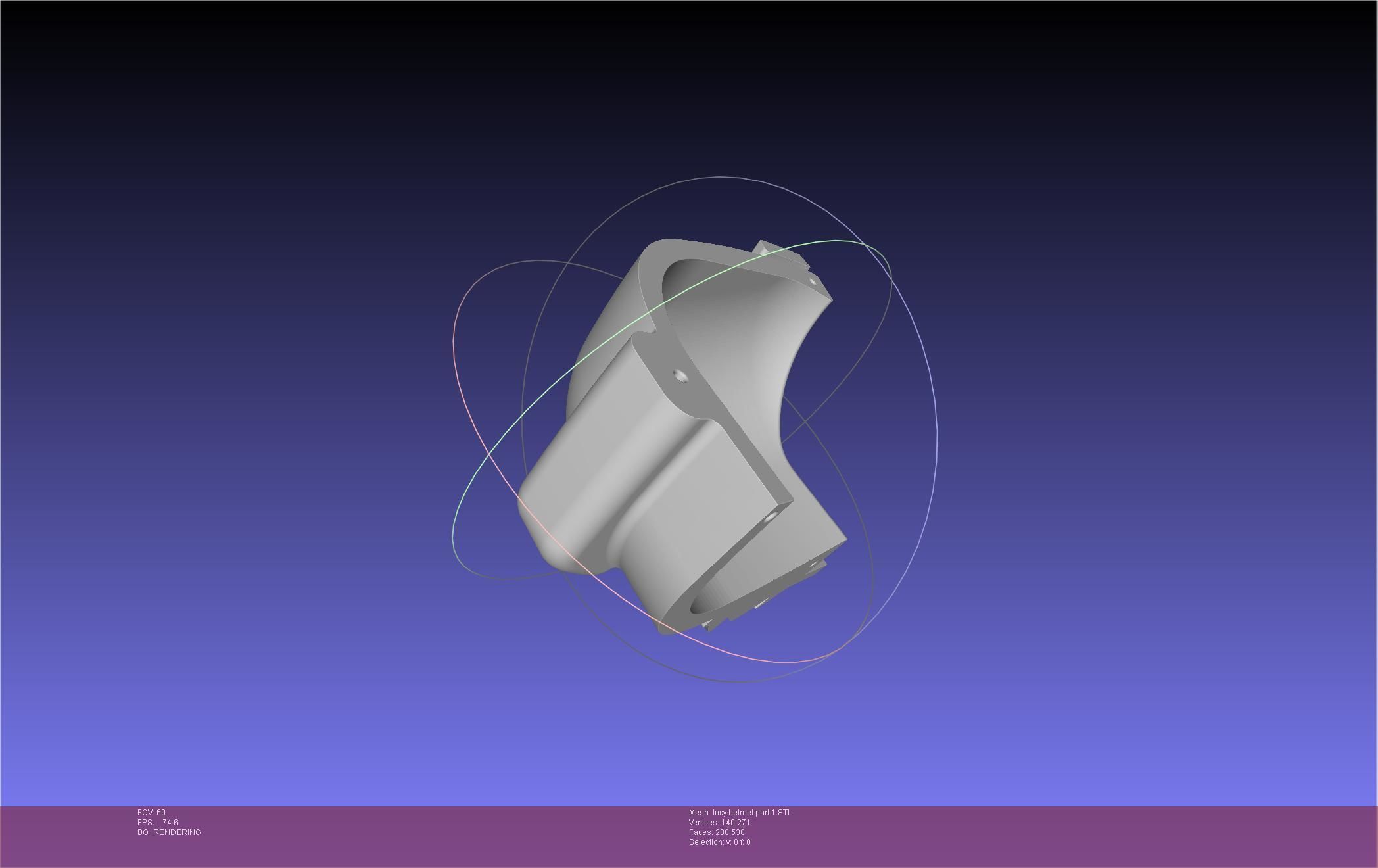 Elfen Lied Lucy Helmet 3D print model_66