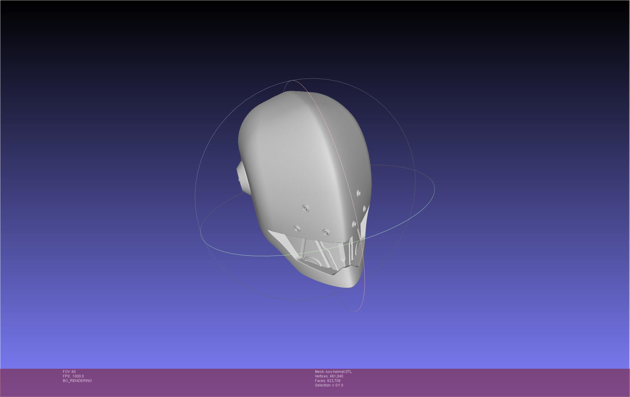 Elfen Lied Lucy Helmet 3D print model_2
