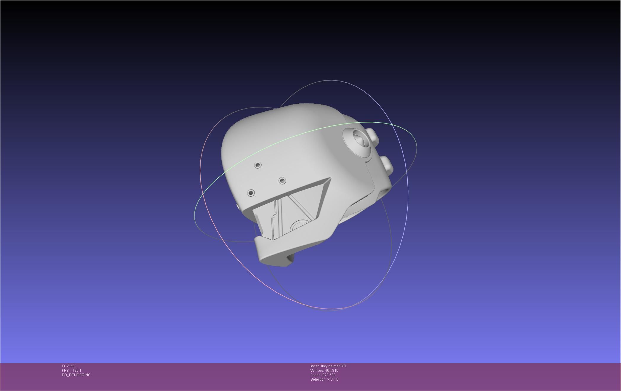 Elfen Lied Lucy Helmet 3D print model_1