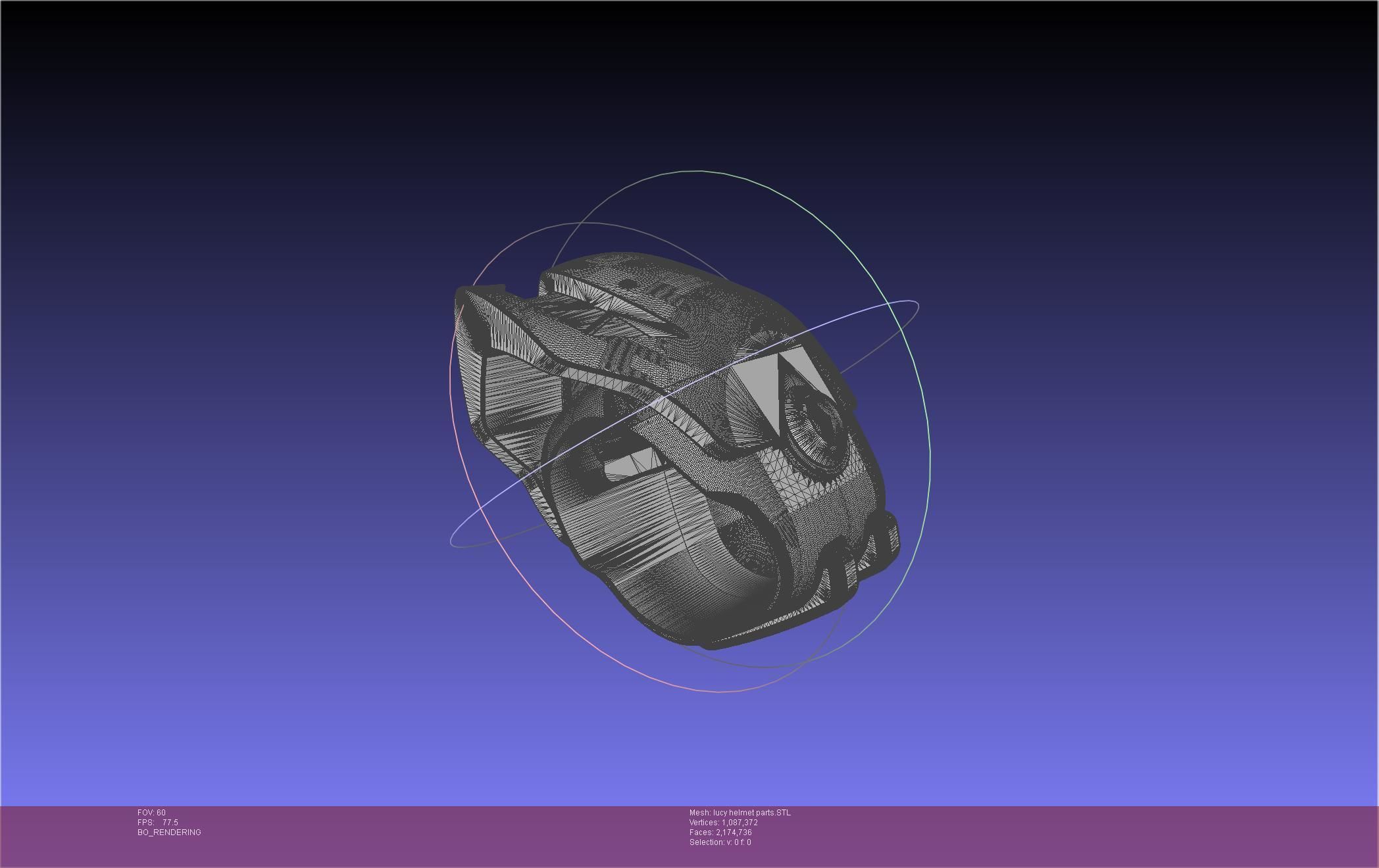 Elfen Lied Lucy Helmet 3D print model_57