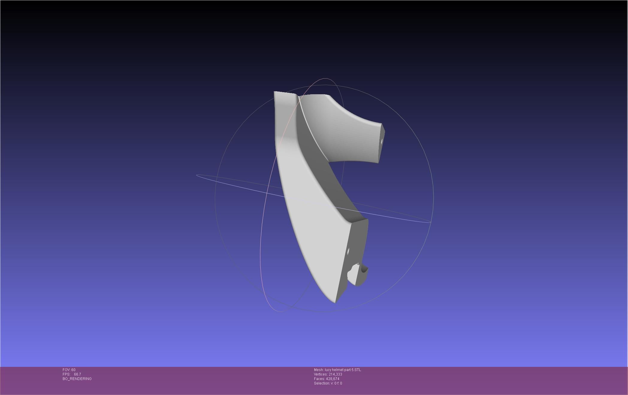 Elfen Lied Lucy Helmet 3D print model_99