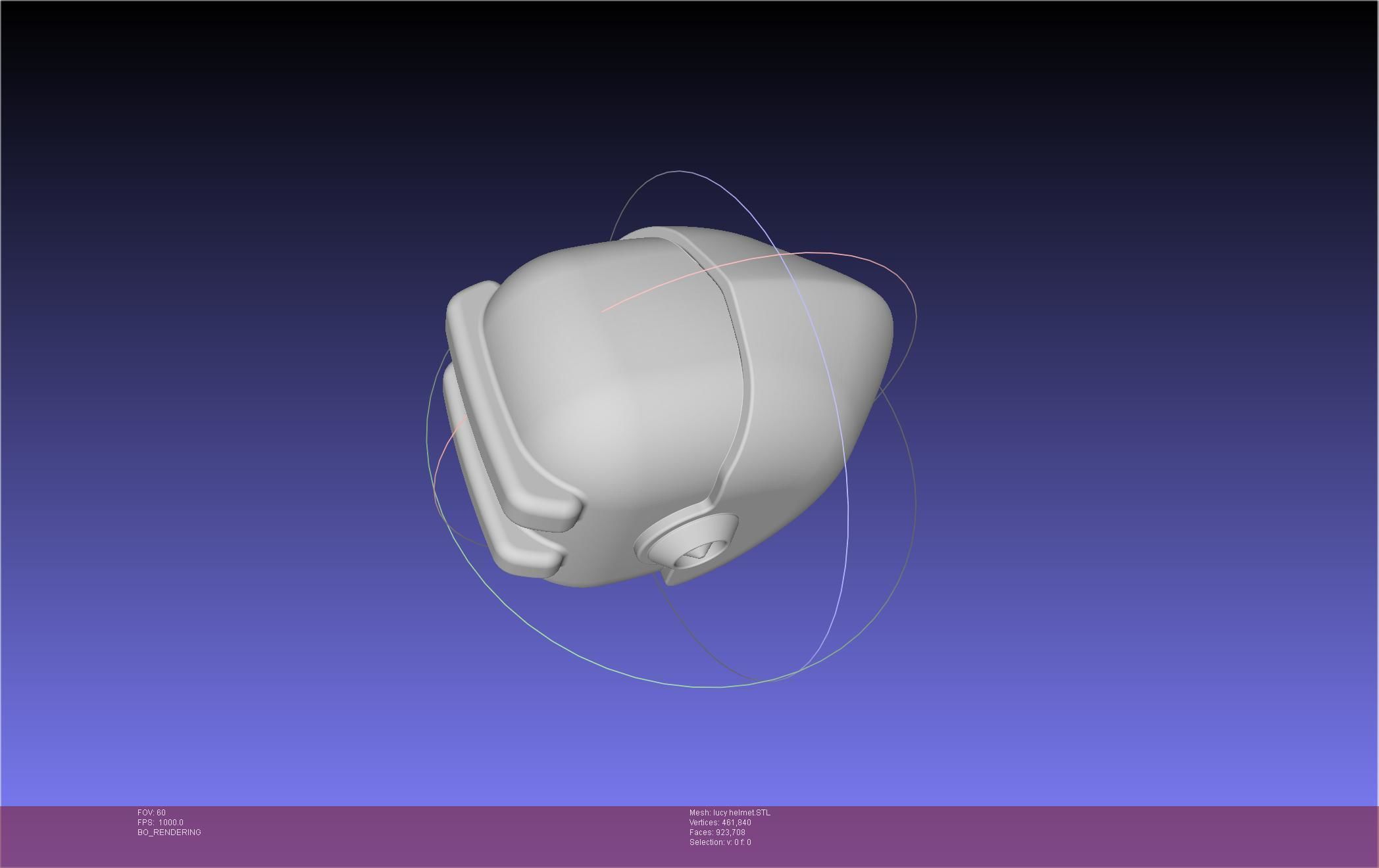 Elfen Lied Lucy Helmet 3D print model_15