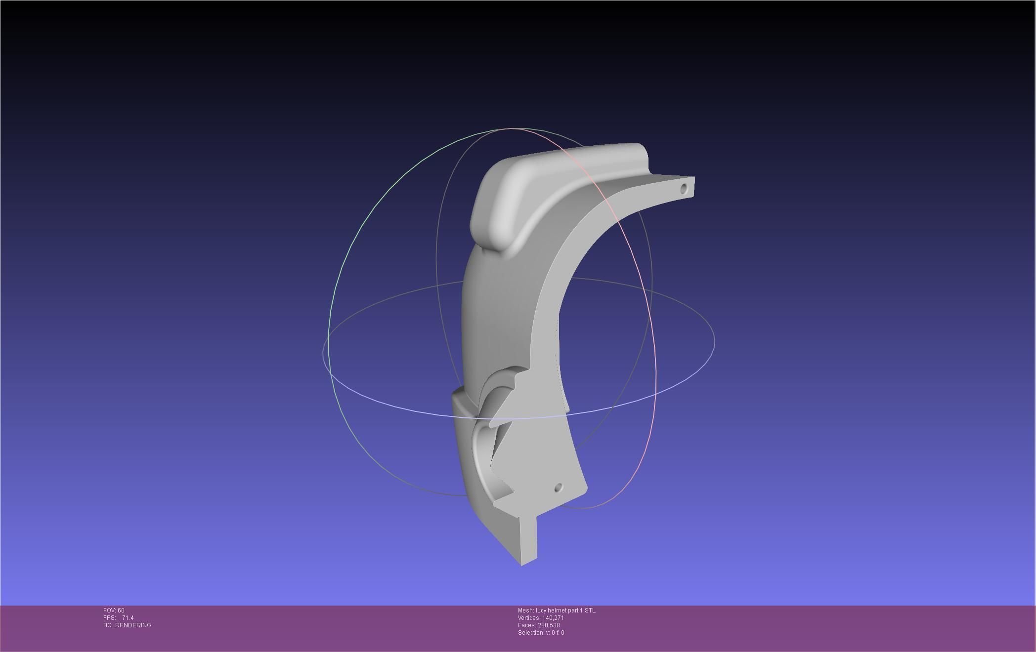 Elfen Lied Lucy Helmet 3D print model_67