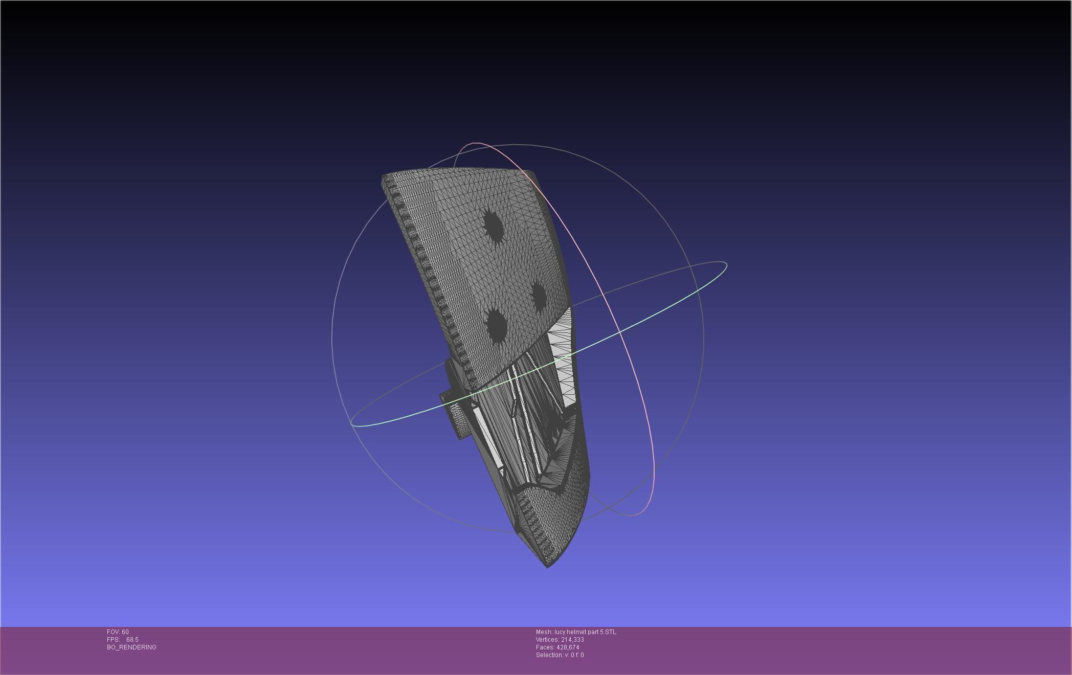 Elfen Lied Lucy Helmet 3D print model_106