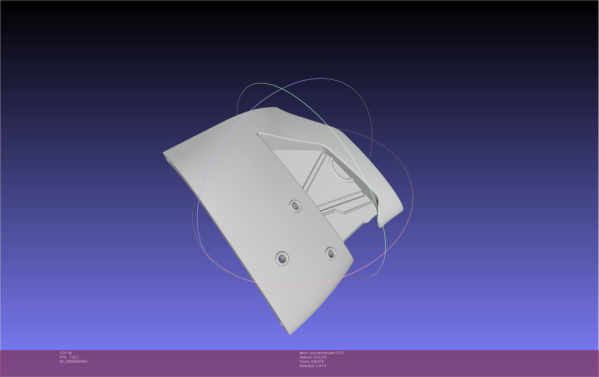 Elfen Lied Lucy Helmet 3D print model_102