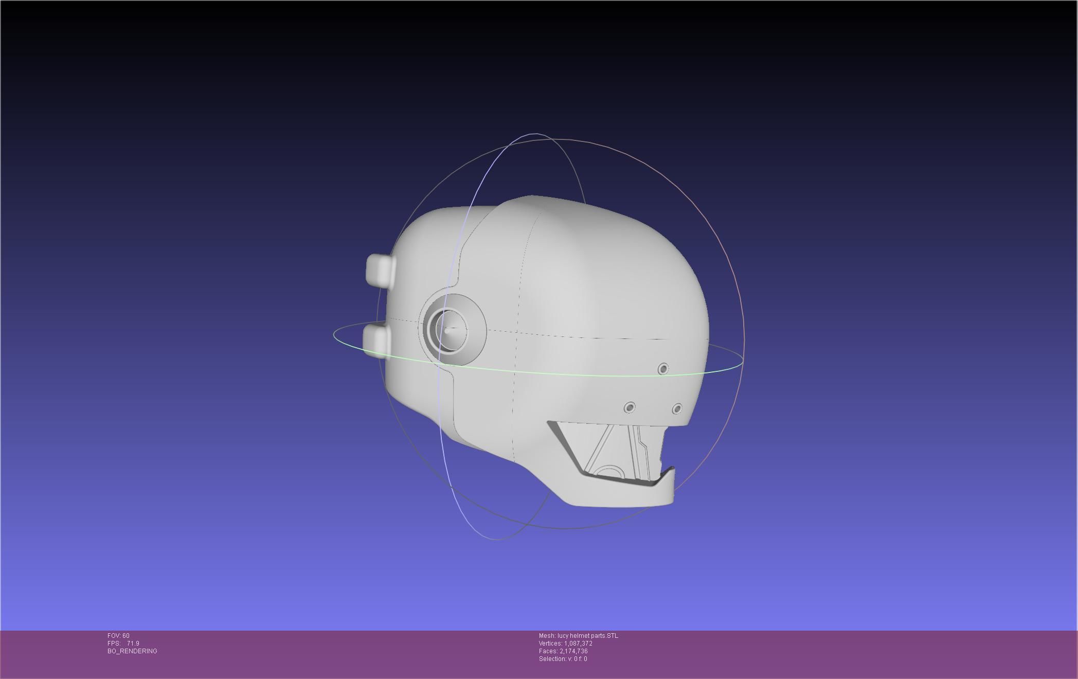 Elfen Lied Lucy Helmet 3D print model_48