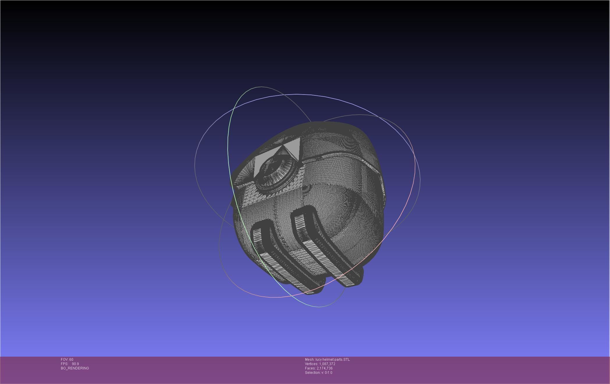 Elfen Lied Lucy Helmet 3D print model_58