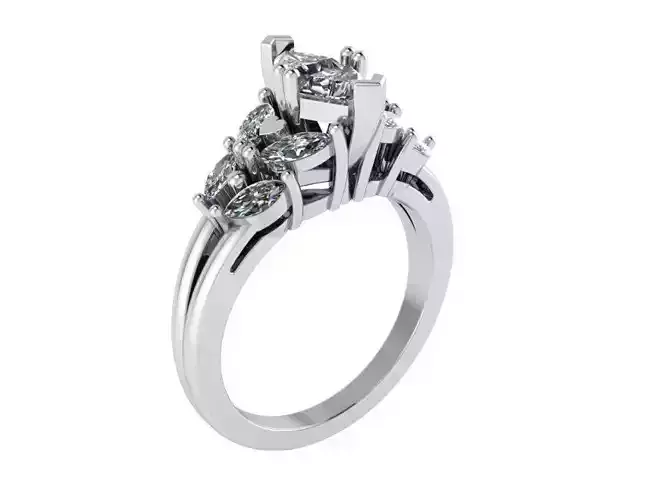 Marquise Diamond Ring 2382