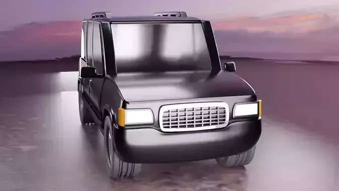 1999-2000 GMT400 Cadillac Escalade Low-poly 3D model