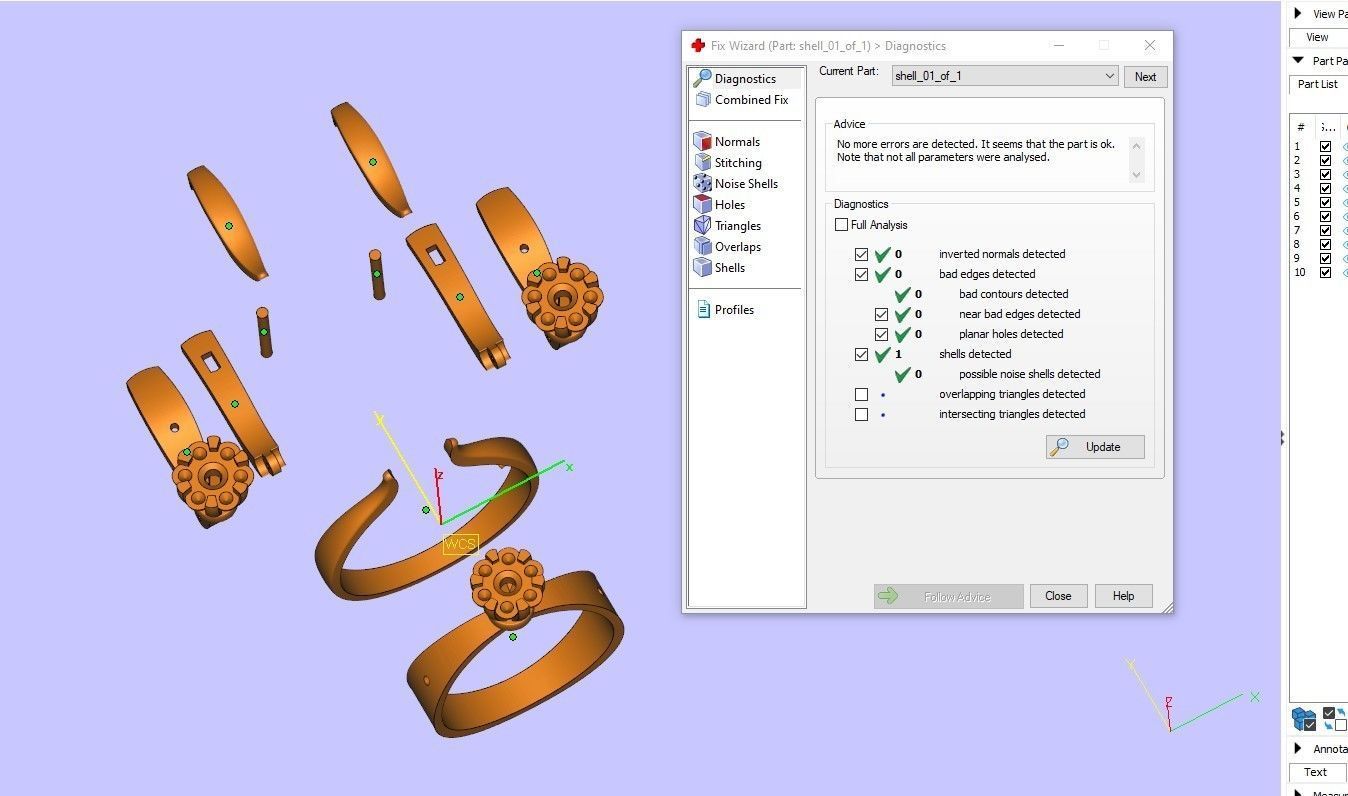 Ring and Earrings 3D print model_5
