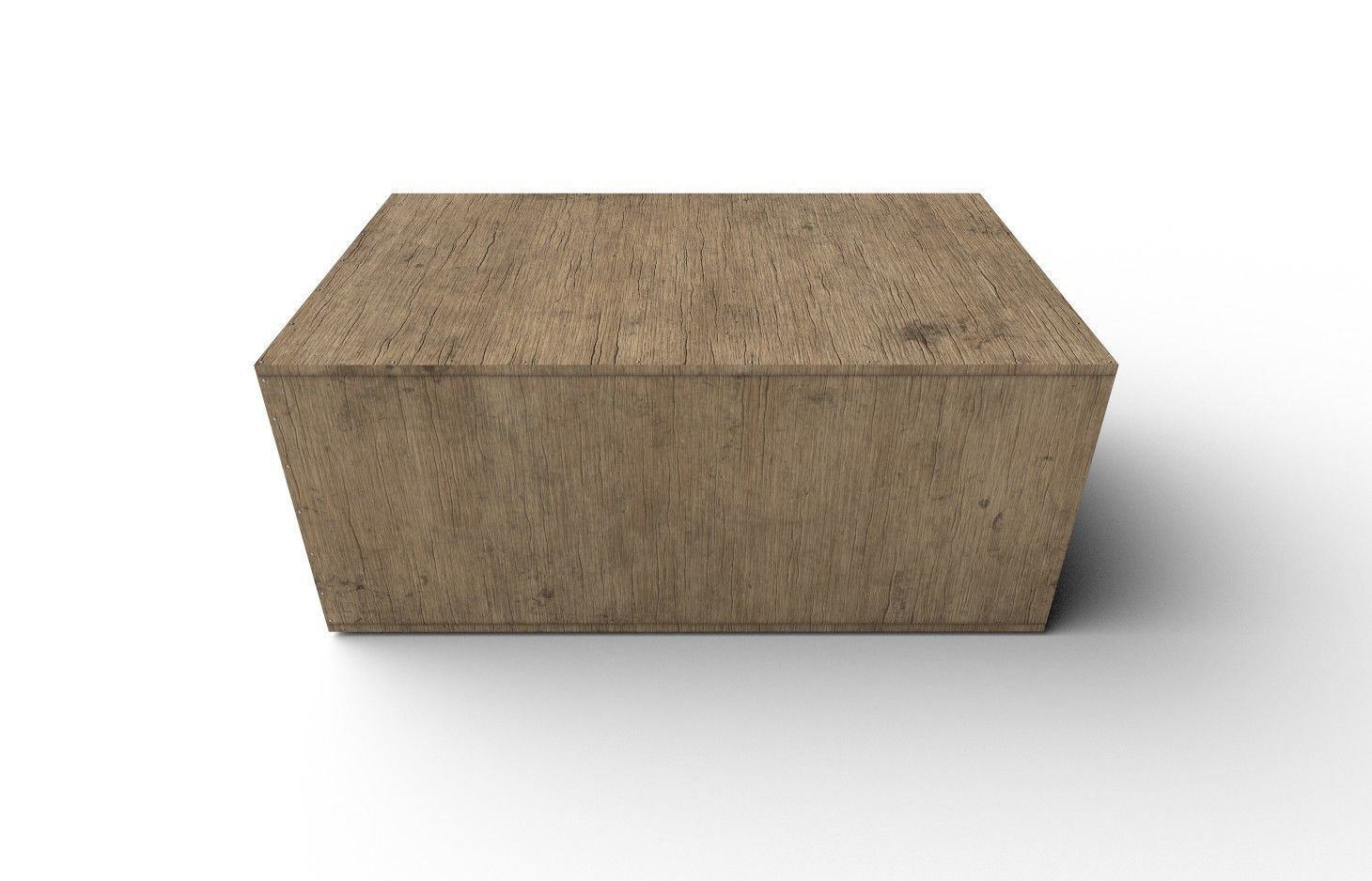 Wooden Crate M08 Low-poly 3D model_6