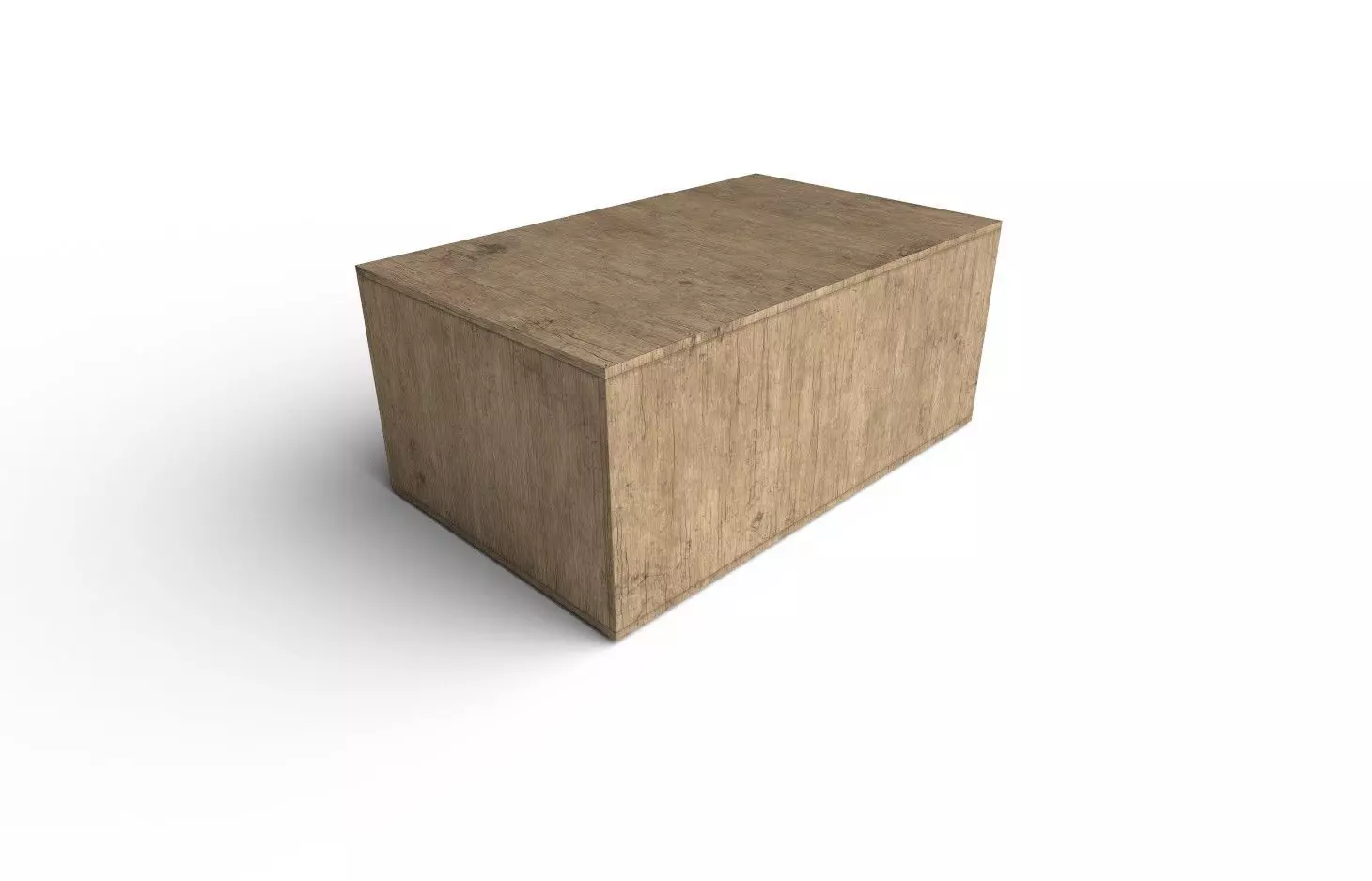 Wooden Crate M08 Low-poly 3D model_0