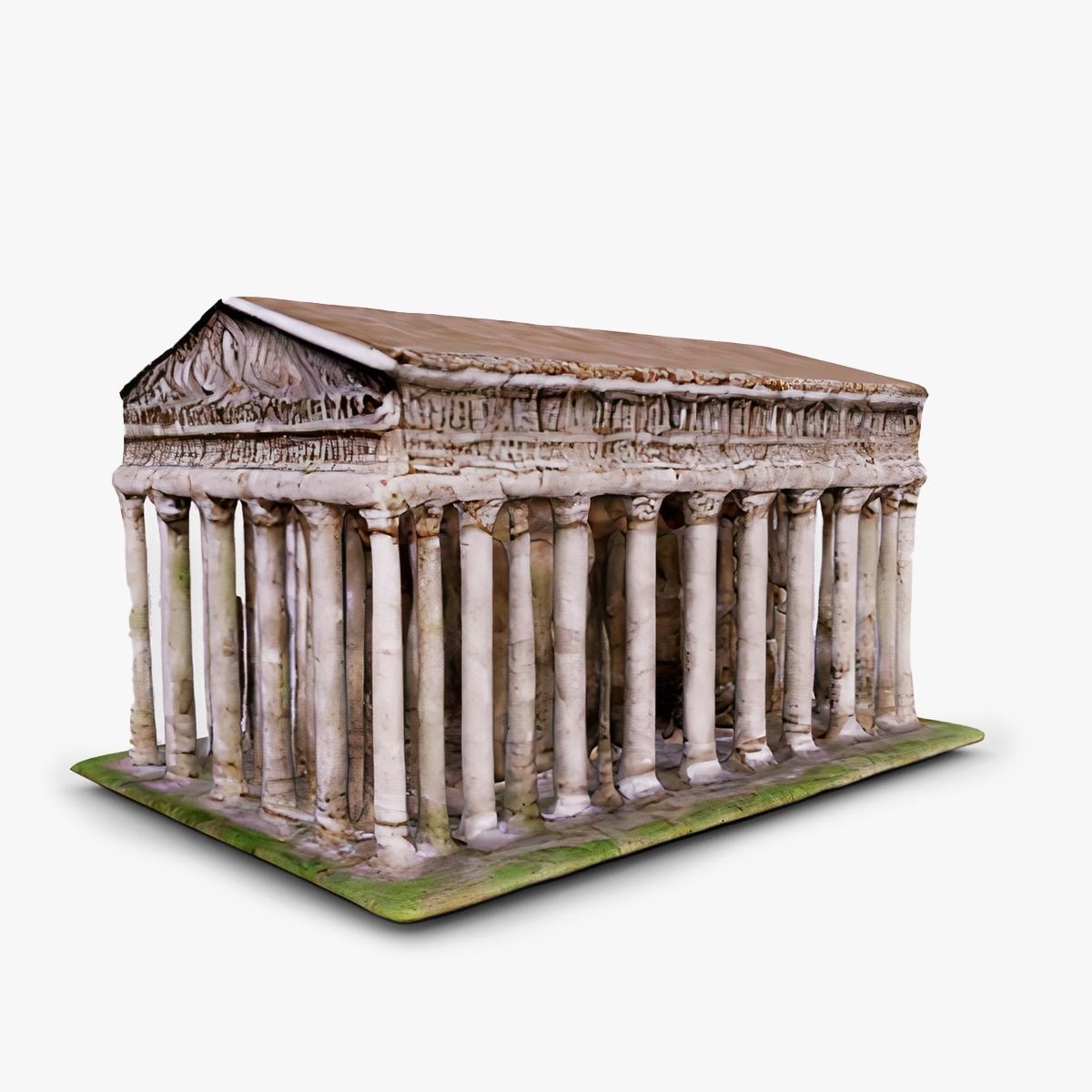 Digital Reconstruction of an Ancient Greek Temple 3D model_14