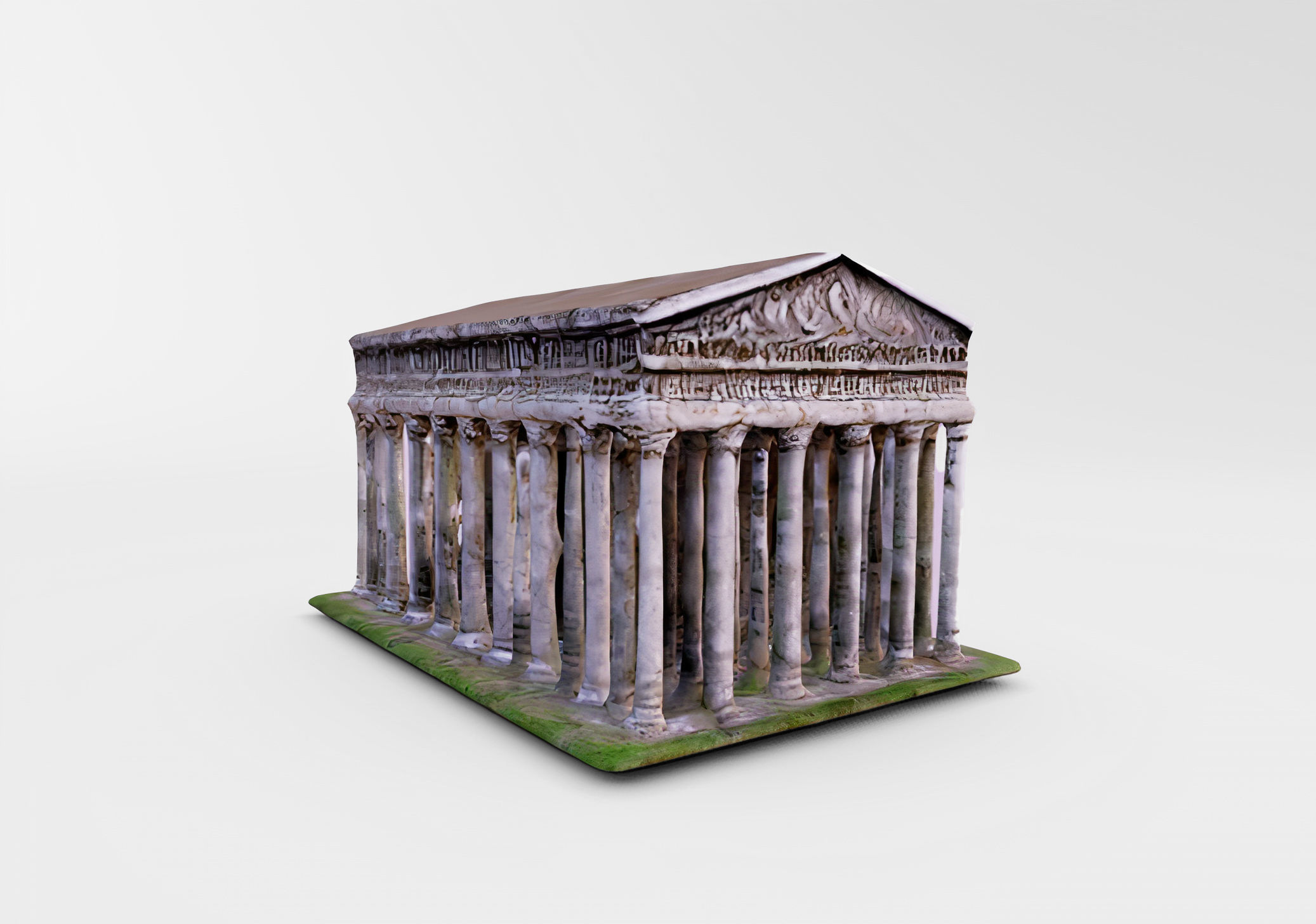 Digital Reconstruction of an Ancient Greek Temple 3D model_4