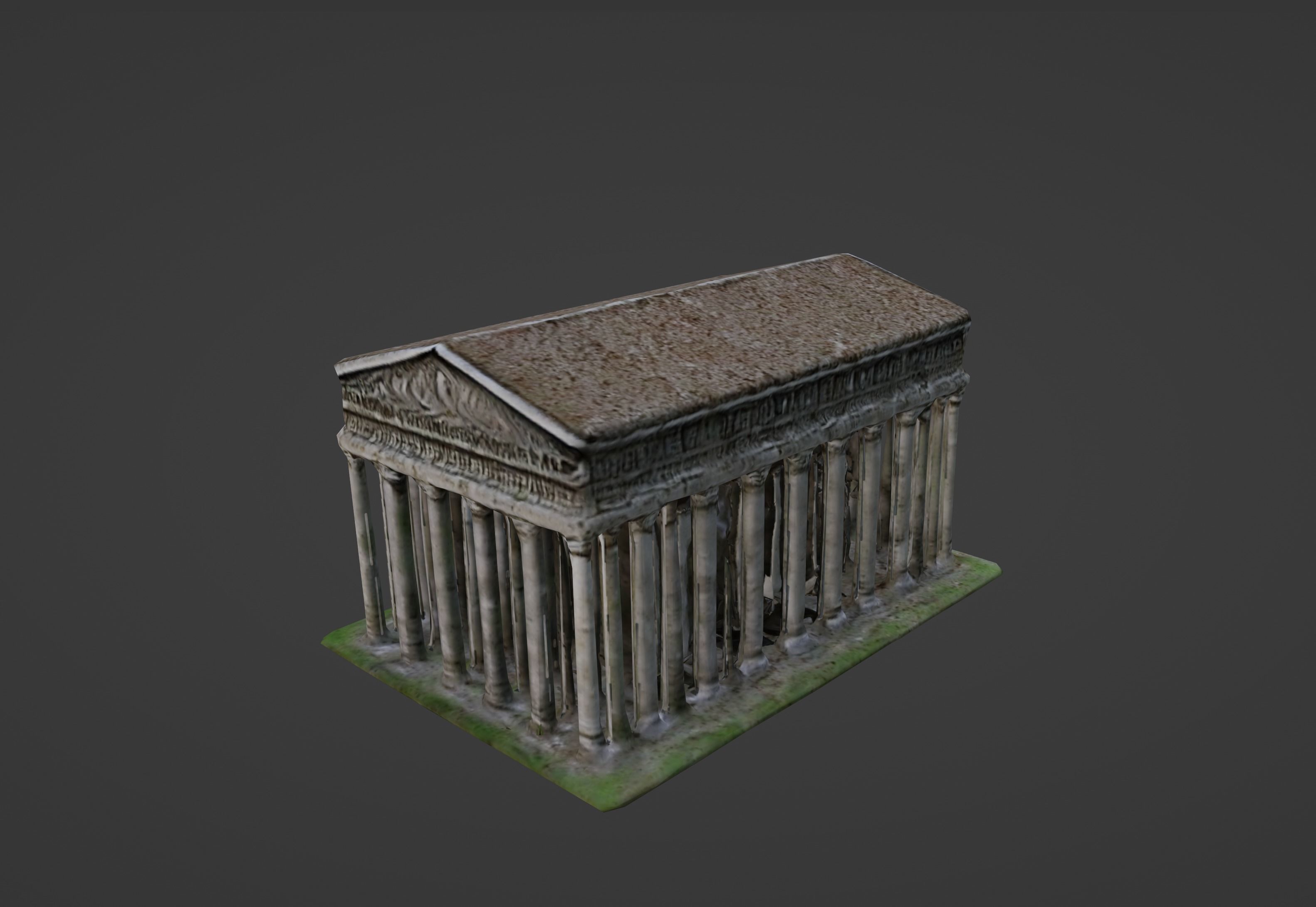 Digital Reconstruction of an Ancient Greek Temple 3D model_6