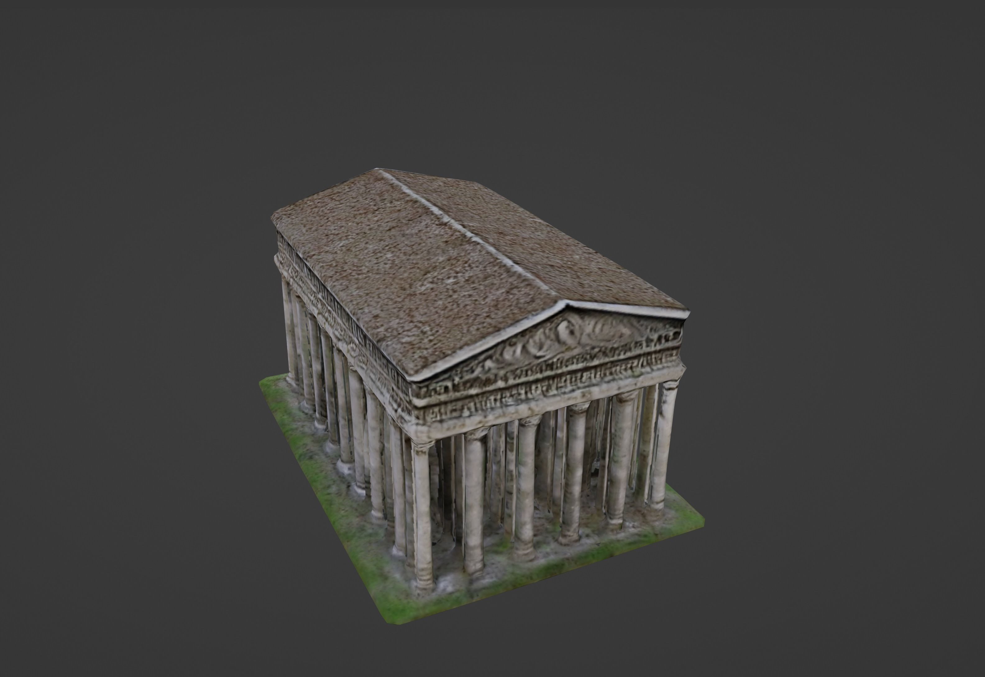 Digital Reconstruction of an Ancient Greek Temple 3D model_5