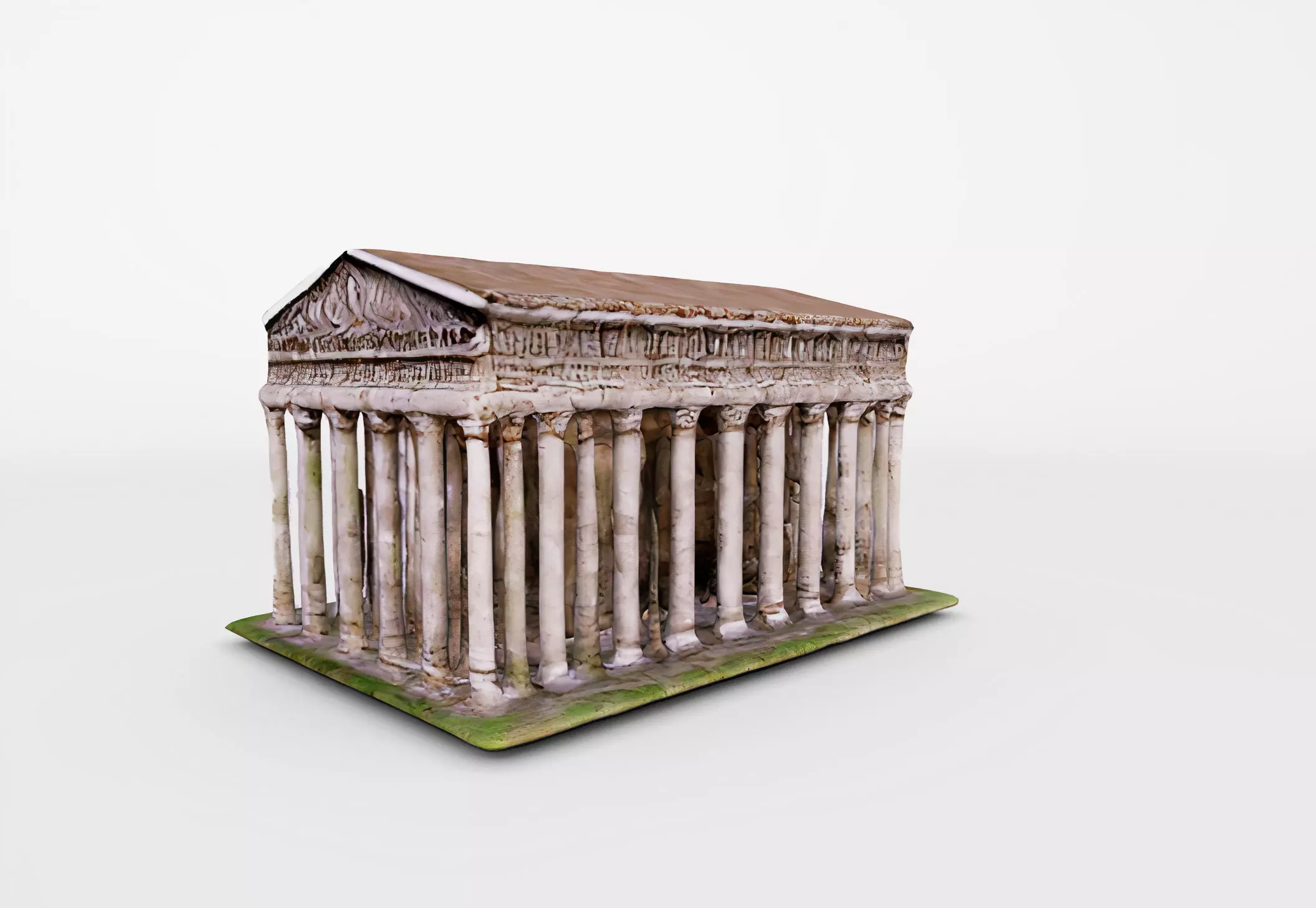 Digital Reconstruction of an Ancient Greek Temple 3D model_0