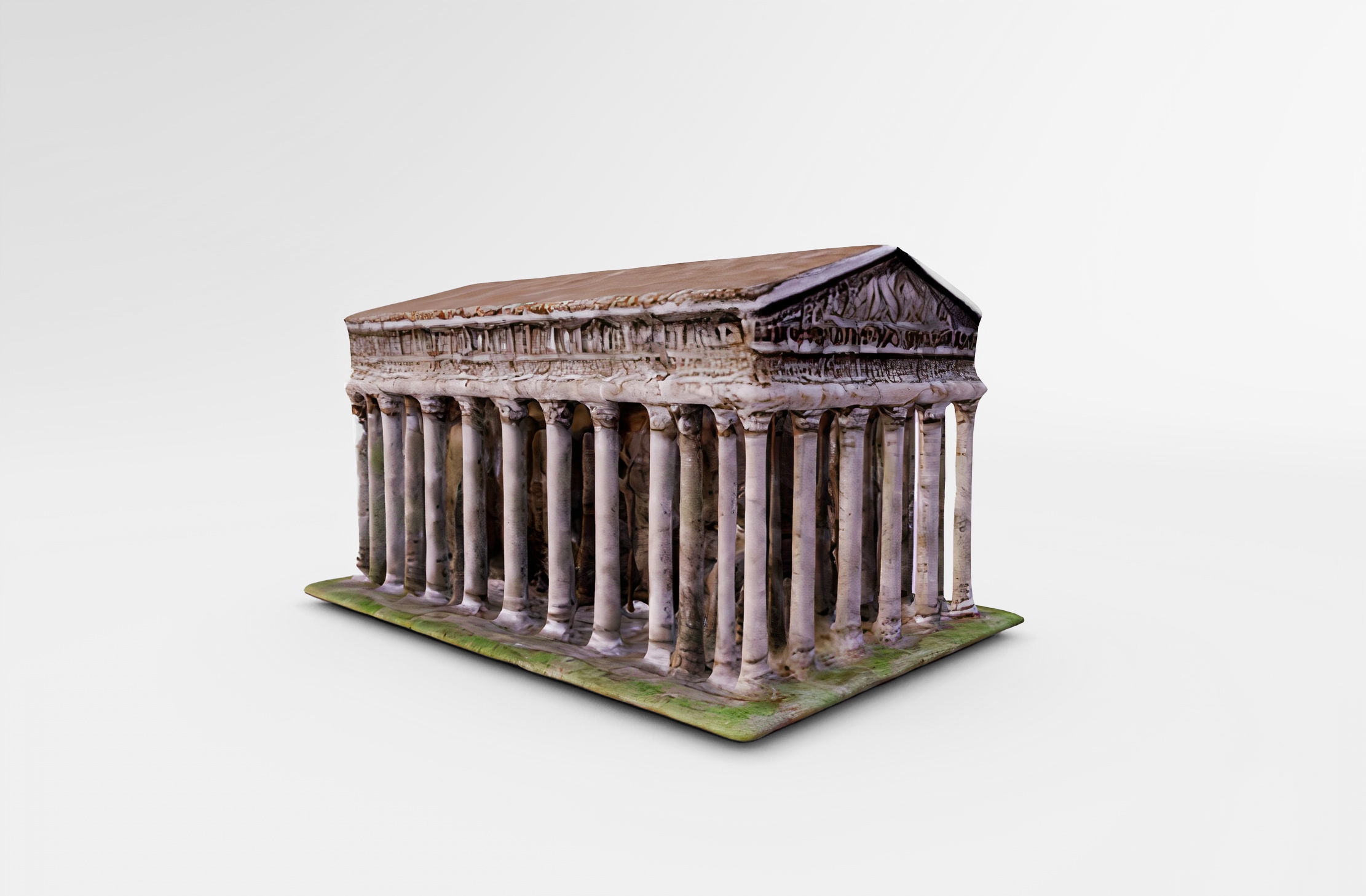 Digital Reconstruction of an Ancient Greek Temple 3D model_1