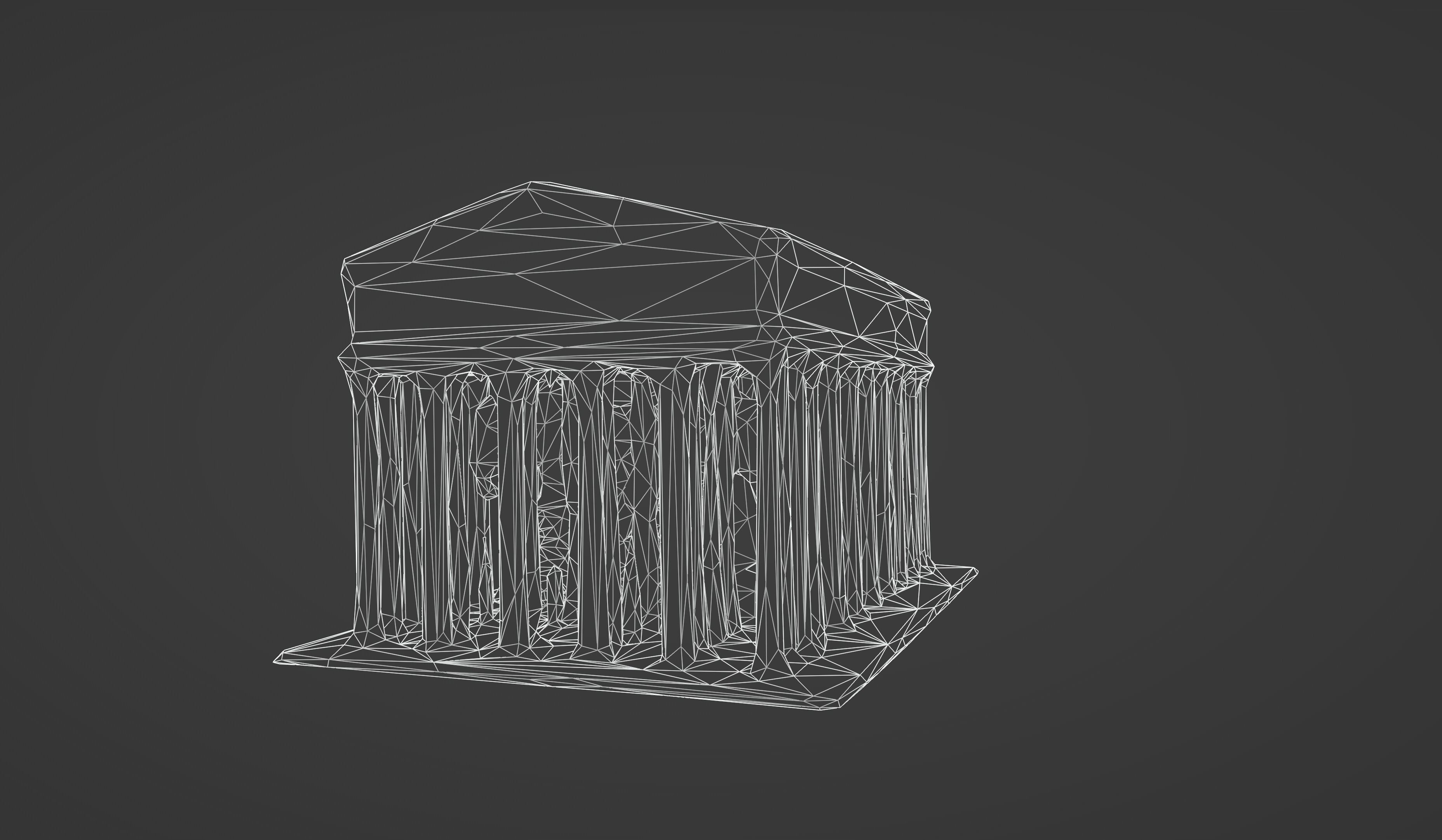 Digital Reconstruction of an Ancient Greek Temple 3D model_9