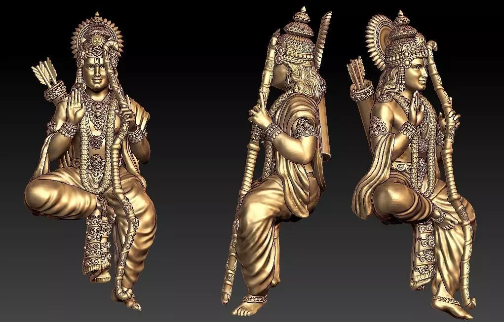 Shree ram Idol 3D print model