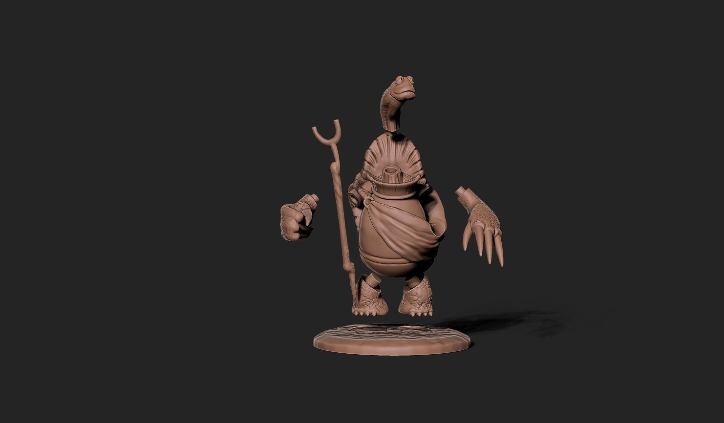 MASTER OOGWAY FROM KUNG FU PANDA 3D print model_2