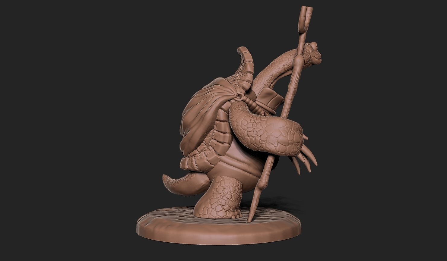 MASTER OOGWAY FROM KUNG FU PANDA 3D print model_5