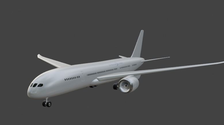 Boeing 787 Dreamliner 3D model_1