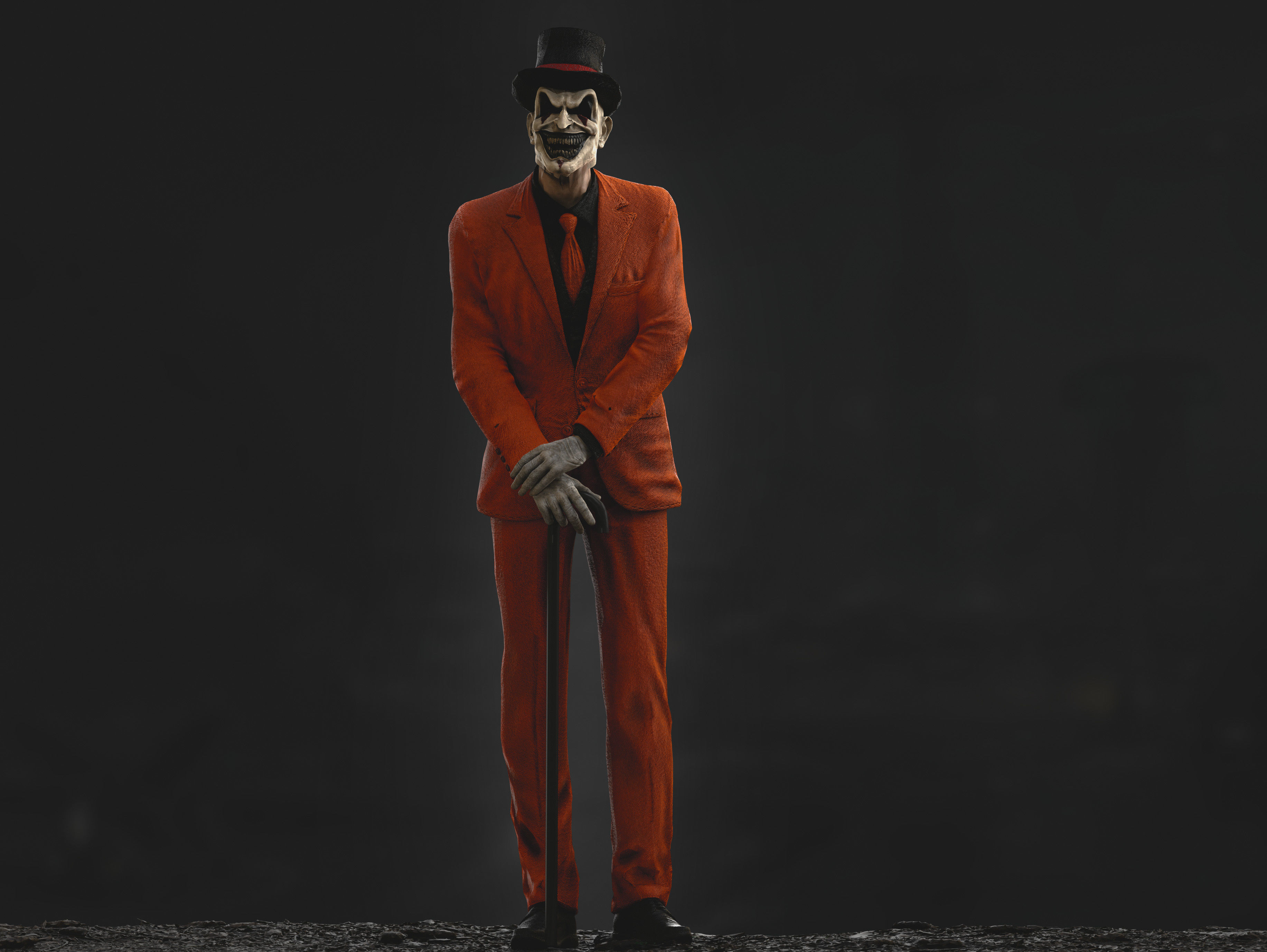 Jester Low-poly 3D model_6