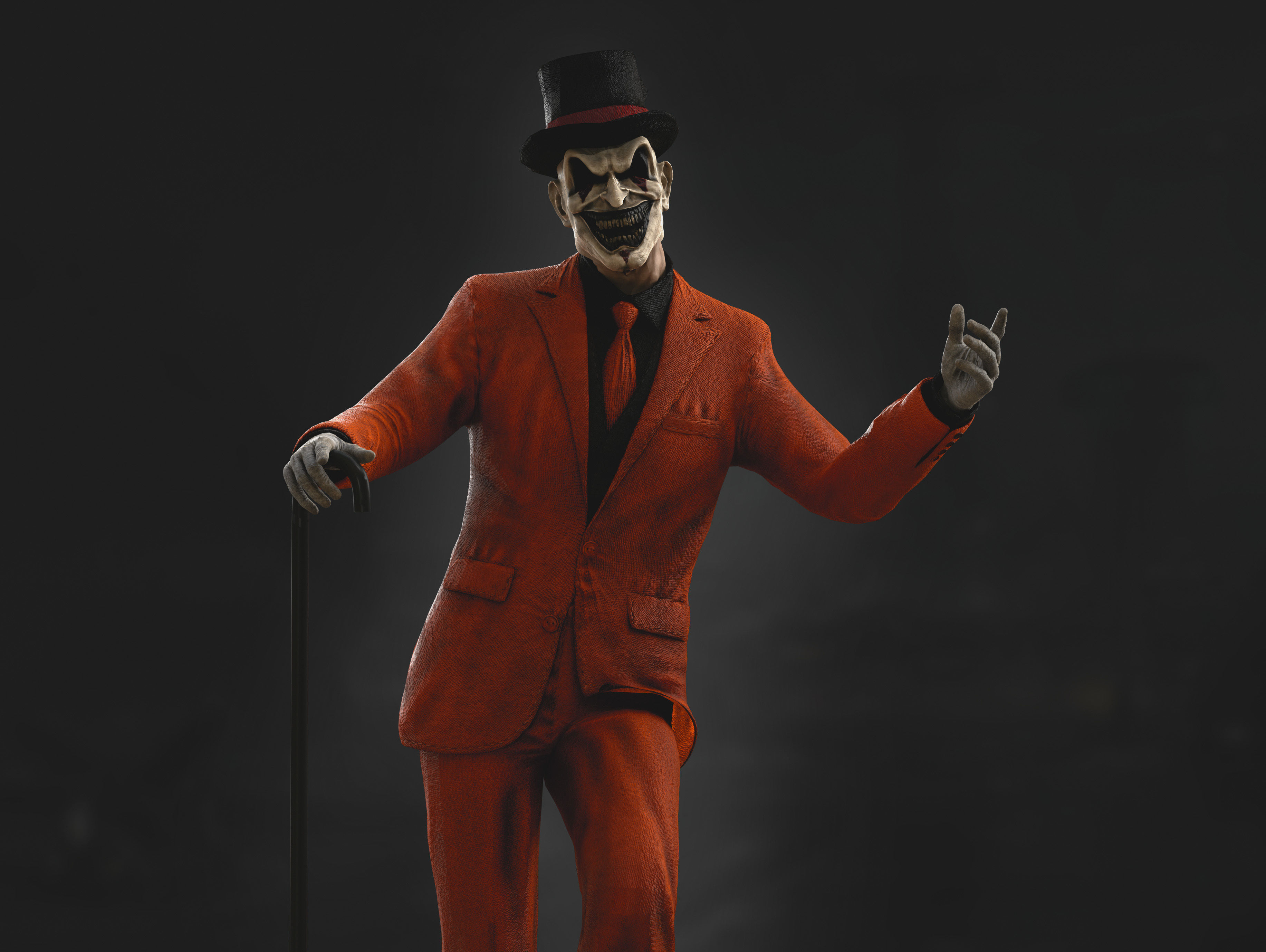 Jester Low-poly 3D model_2