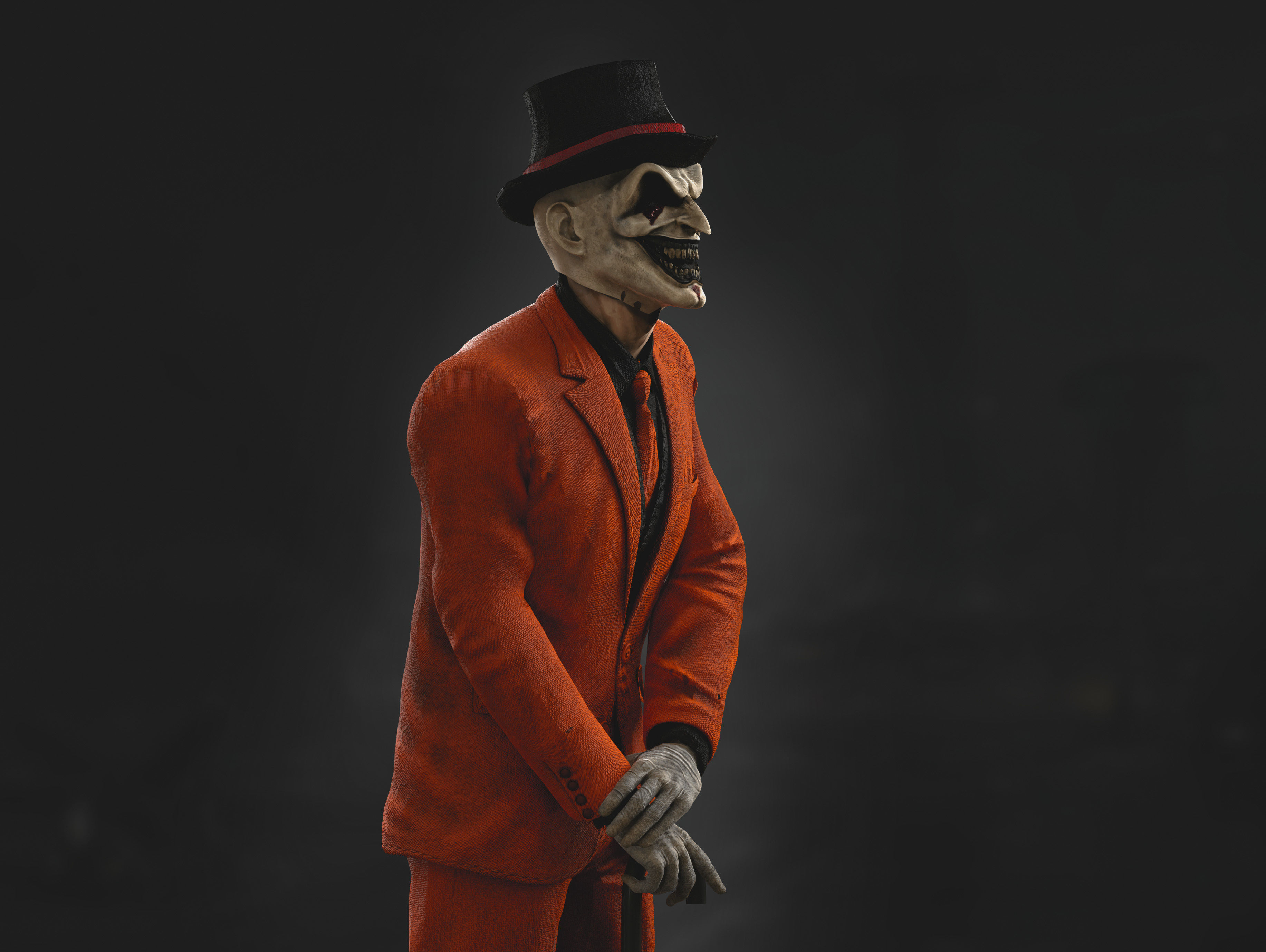 Jester Low-poly 3D model_8