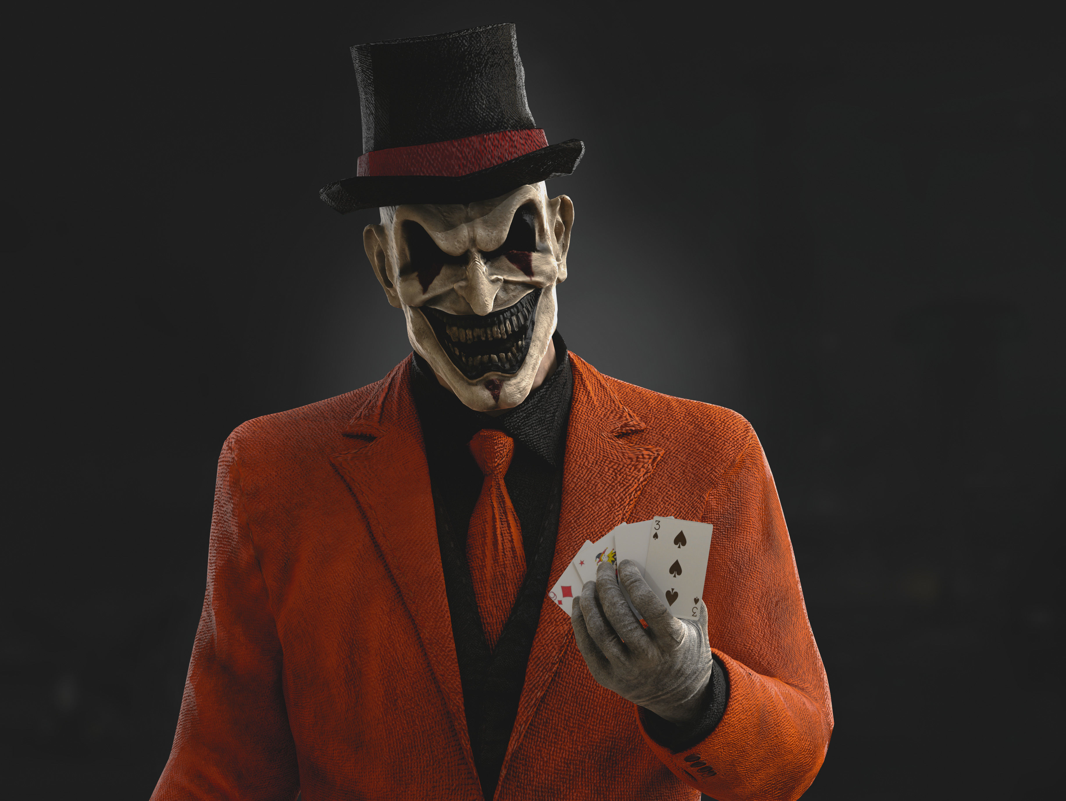 Jester Low-poly 3D model_7