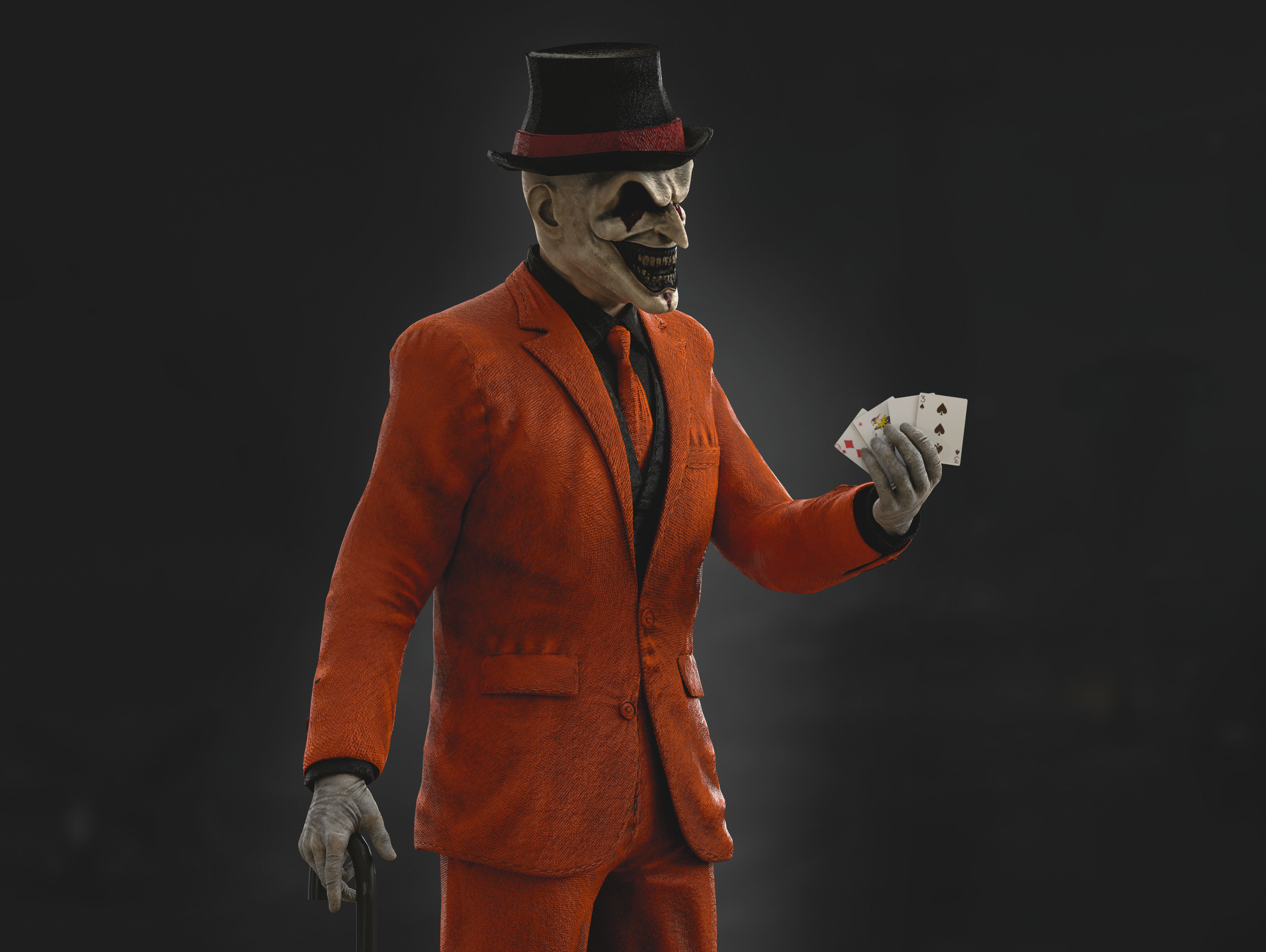 Jester Low-poly 3D model_5