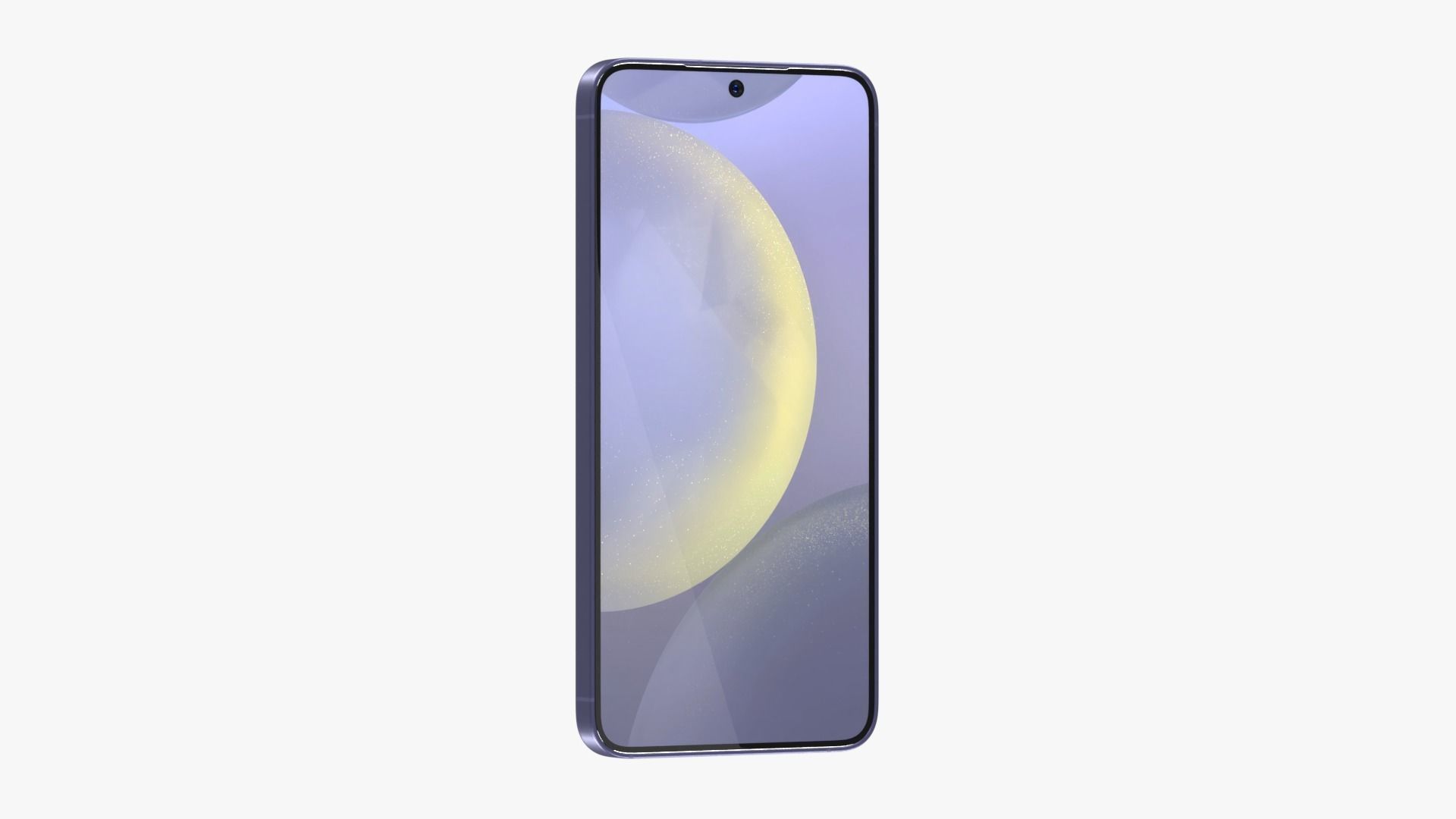 Samsung Galaxy S24 Cobalt Violet Low-poly 3D model_8