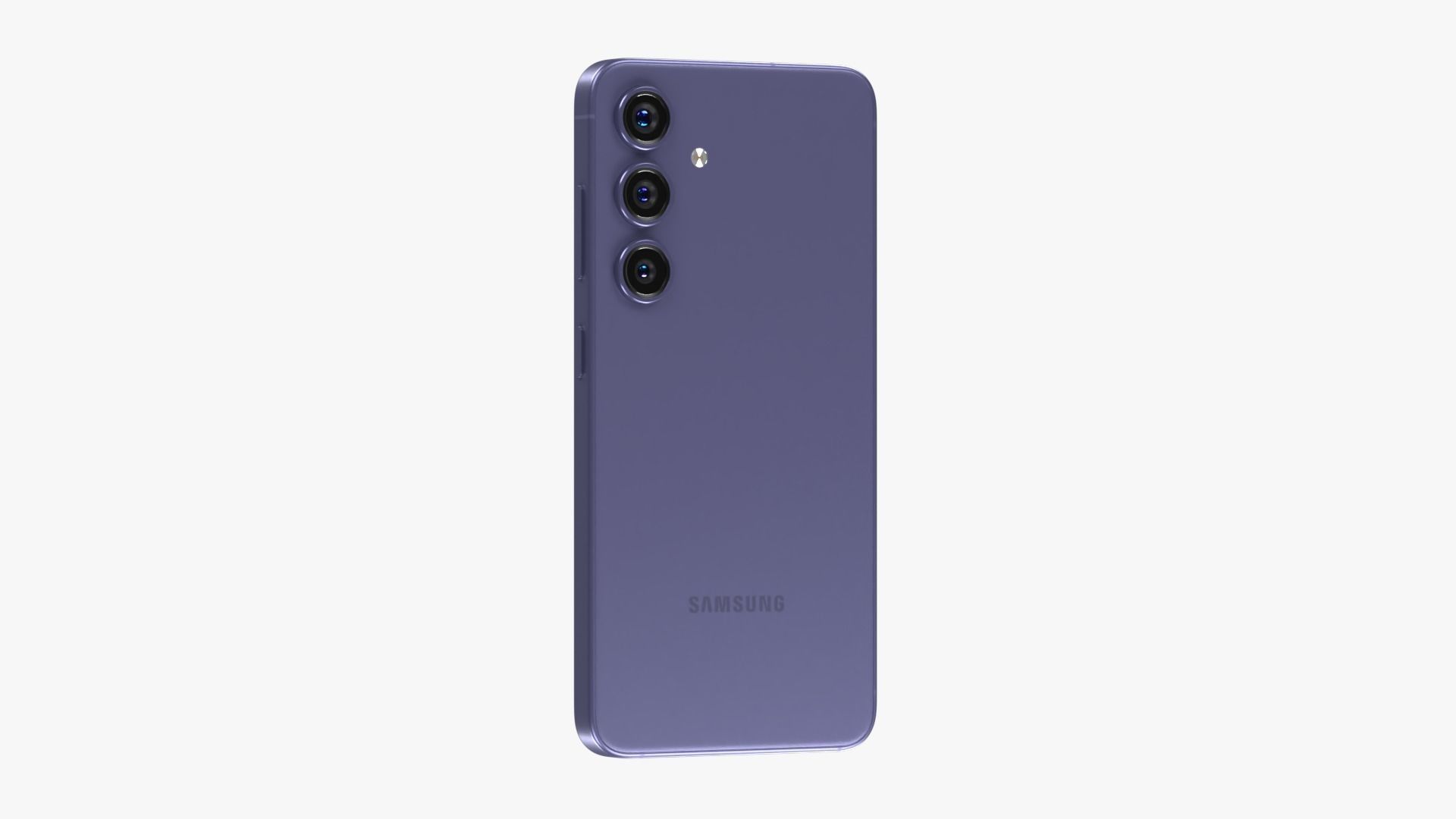 Samsung Galaxy S24 Cobalt Violet Low-poly 3D model_9