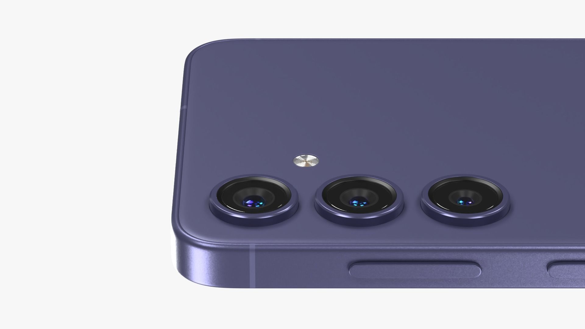 Samsung Galaxy S24 Cobalt Violet Low-poly 3D model_5