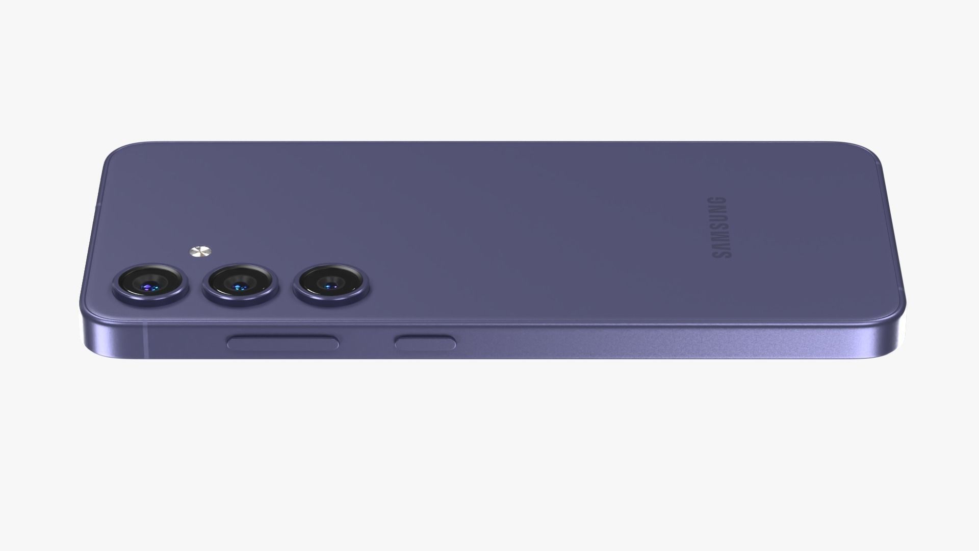 Samsung Galaxy S24 Cobalt Violet Low-poly 3D model_4