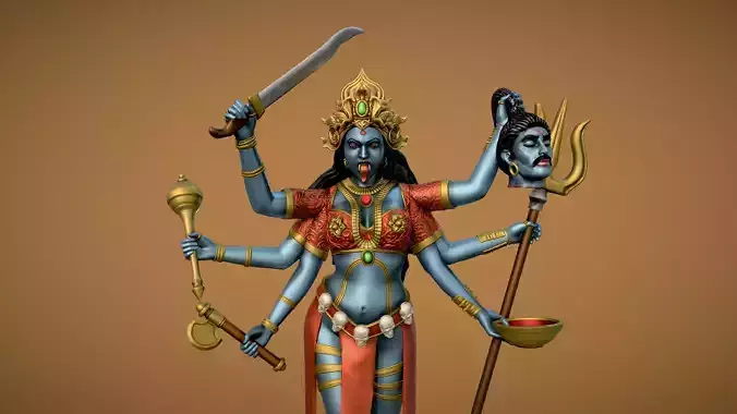 Kali Goddess for 3D print