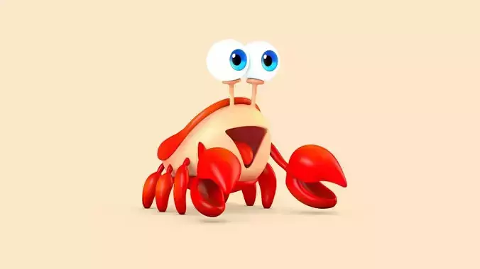 Cartoon Crab