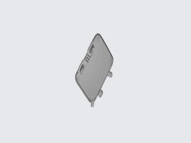 Chev Cruze 2104 Front Bumper tow cover 3D print model_3