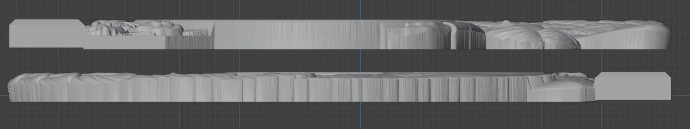 Angel with heart for cnc 3D print model_7