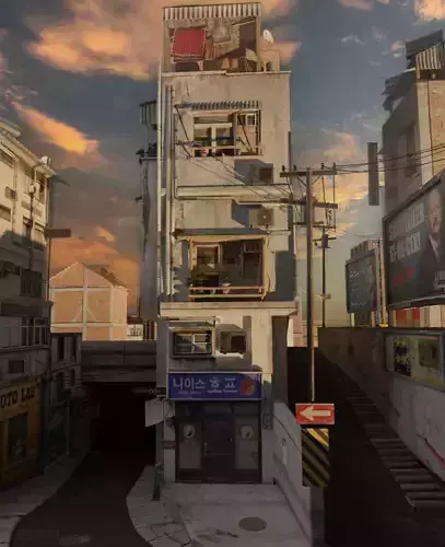 Old Apartment Model Low Poly