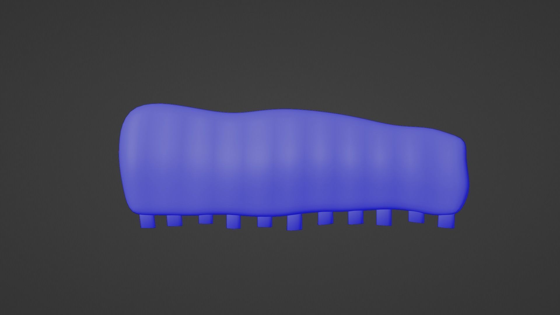 Low poly Rack of Ribs Low-poly 3D model_5