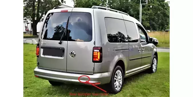Vw Caddy 2015 Rear Bumper Tow cover 3D print model