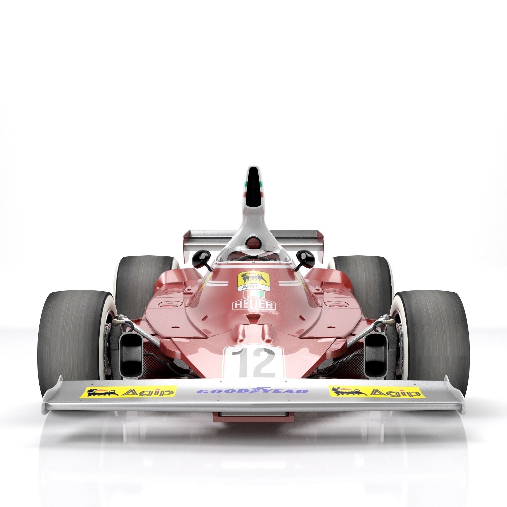 Ferrari F1 312T 1975 3D model_4